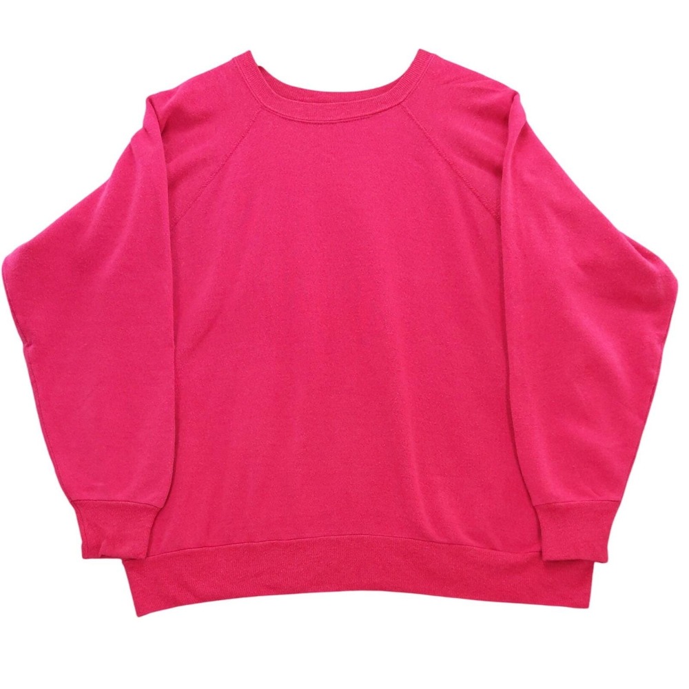 Vintage Reeves 80s‎  Crewneck Sweatshirt Raglan Sleeve Adult L 50/50 Thin
